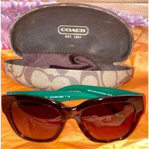 Coach Sun Full Rim Cat Eye Womens Sunglasses